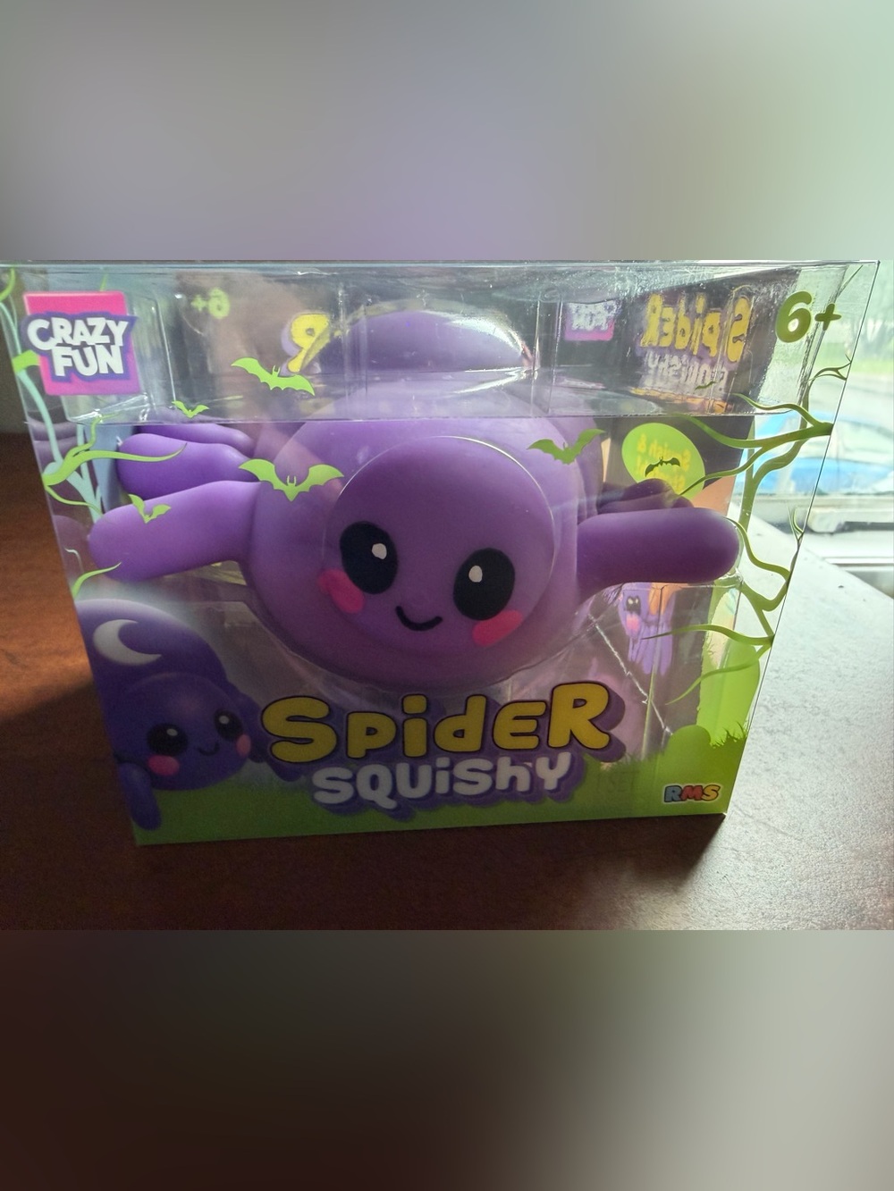 Purple Spider Squishy Plush Toy